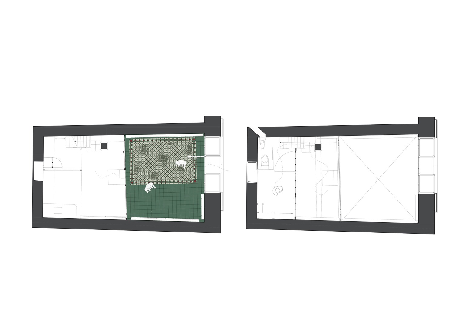 54 Floor plans. Rehabilitation of the former "Cuchillerías Blanco" premises by Óscar Miguel Ares.