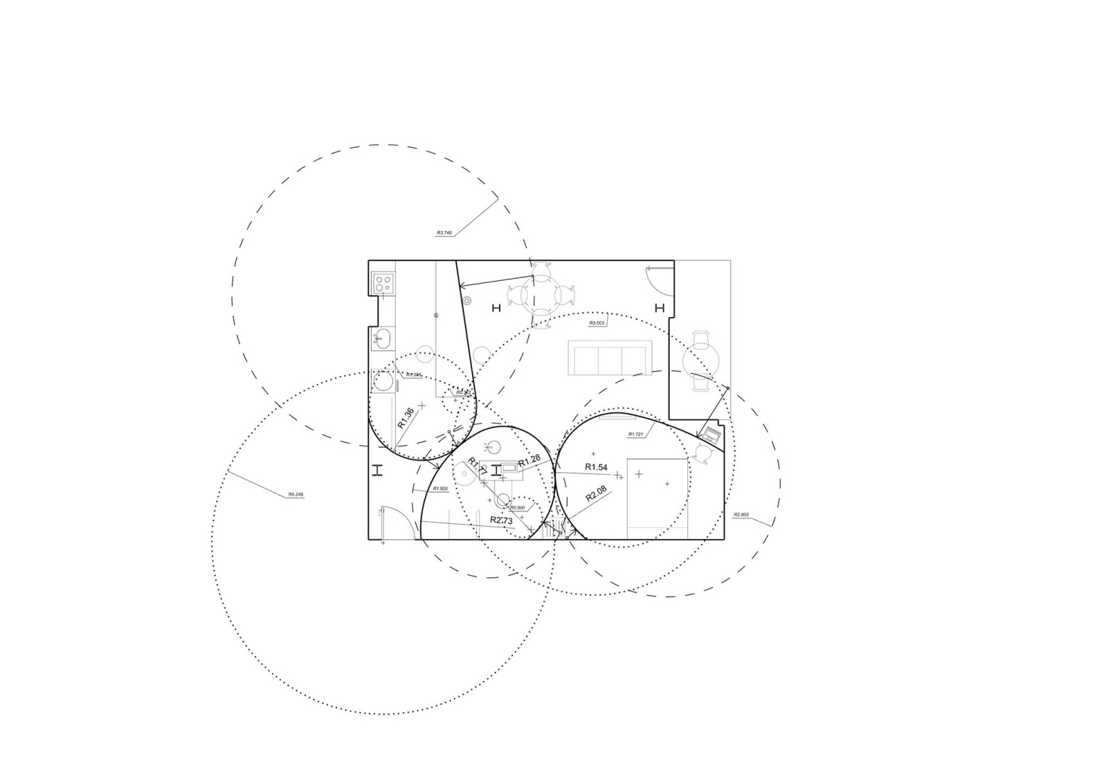 Diagram. Foam Apartment by Pedro Pitarch.