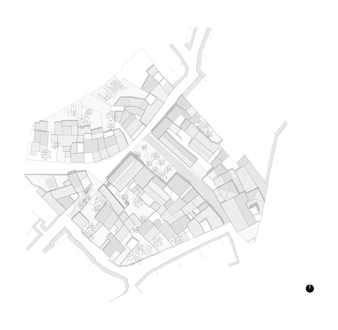 Site plan. Vila Santa Eugenia House by Peris Toral + Aulets. 