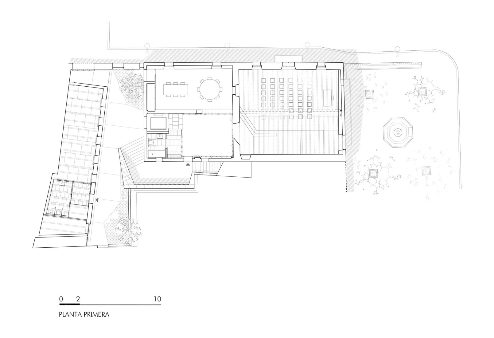 First floor plan. Vila Santa Eugenia House by Peris Toral + Aulets.