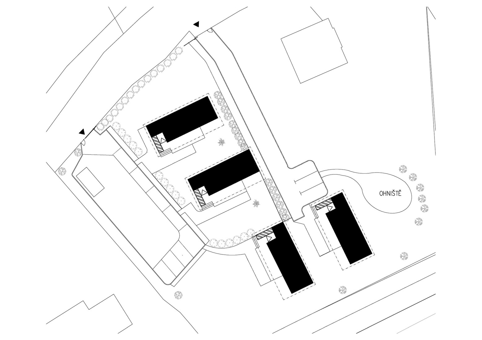 Site plan. Bee house by Zlesart.