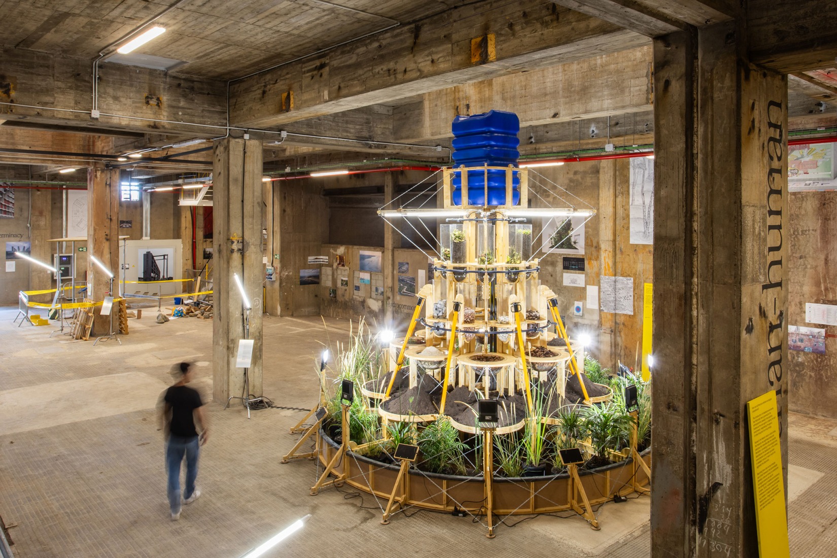 Exhibition. "Becoming. Architectures for a Planet in Transition." UIA World Congress of Architects 2026 Barcelona. Photograph by Anna Mas.