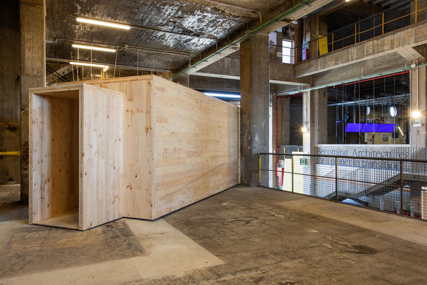 Exhibition. "Becoming. Architectures for a Planet in Transition." UIA World Congress of Architects 2026 Barcelona. Photograph by Anna Mas.