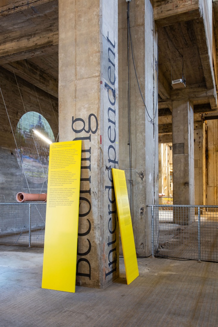 Exhibition. "Becoming. Architectures for a Planet in Transition." UIA World Congress of Architects 2026 Barcelona. Photograph by Anna Mas.