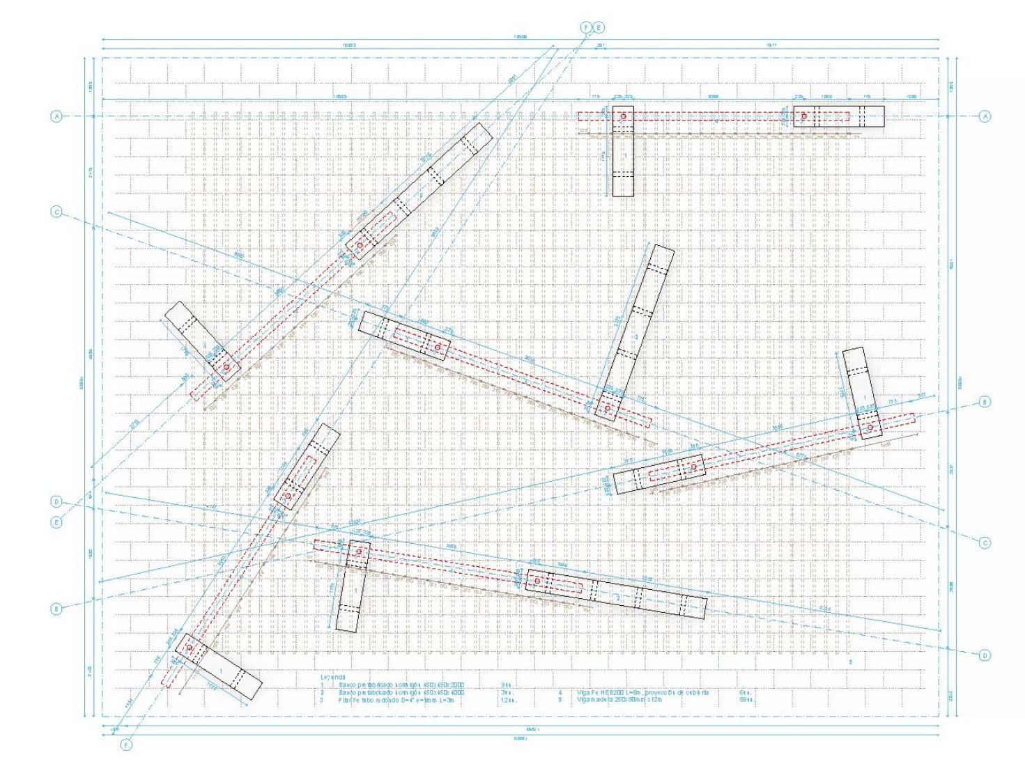 Ground floor plan. Una sombra improbable, by Pablo Schmidt Kamp, Rodrigo Pérez Vásquez, and Santiago Rodríguez Prada, will be the temporary pavilion located in Joan Coromines Square, near the CCCB Barcelona.