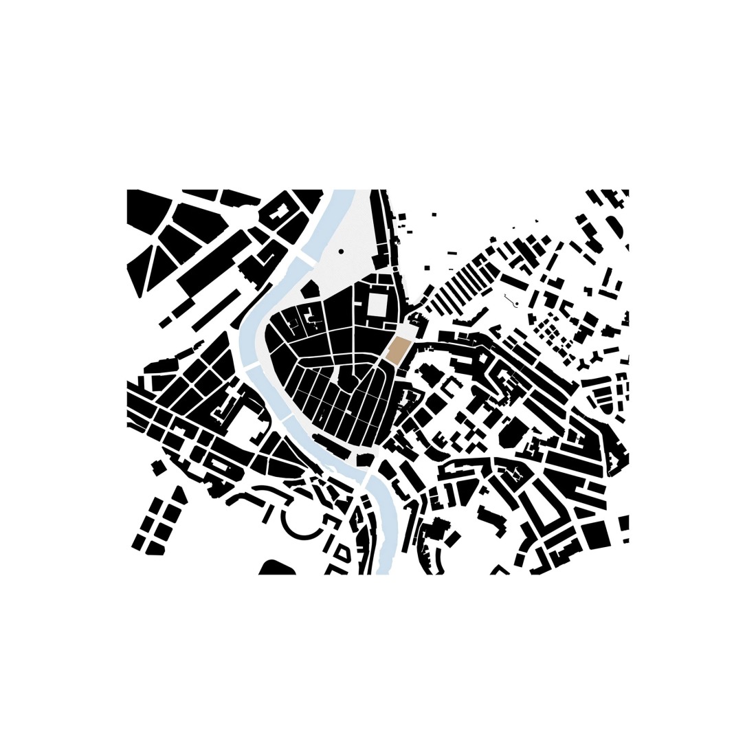 Plano de situación. Euskal Museoa Bilbao por Vaillo + Architects. 