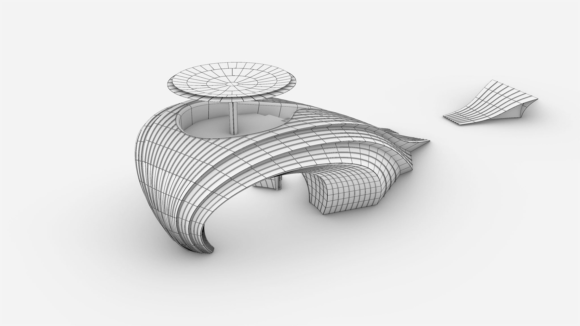 3D model. Whale Gate by Wutopia Lab.