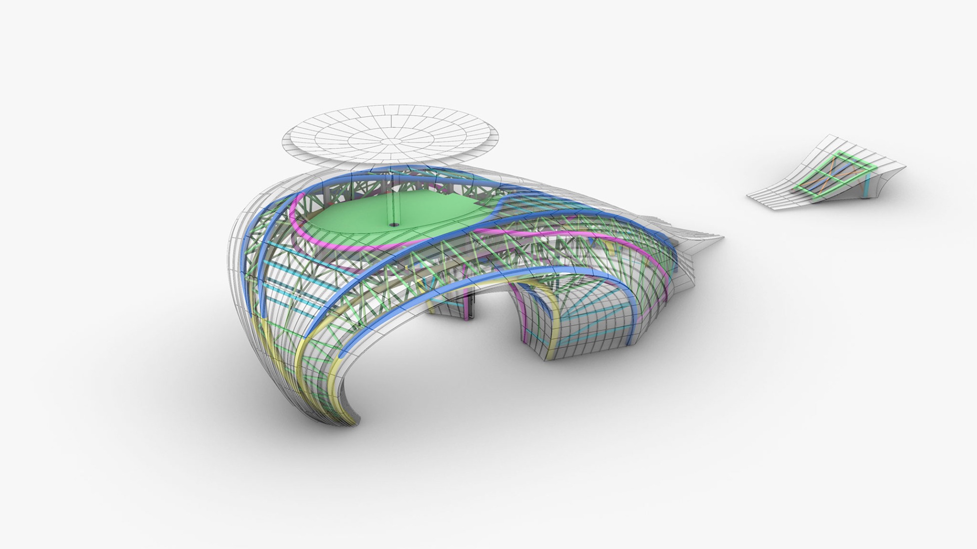 3D model. Whale Gate by Wutopia Lab.