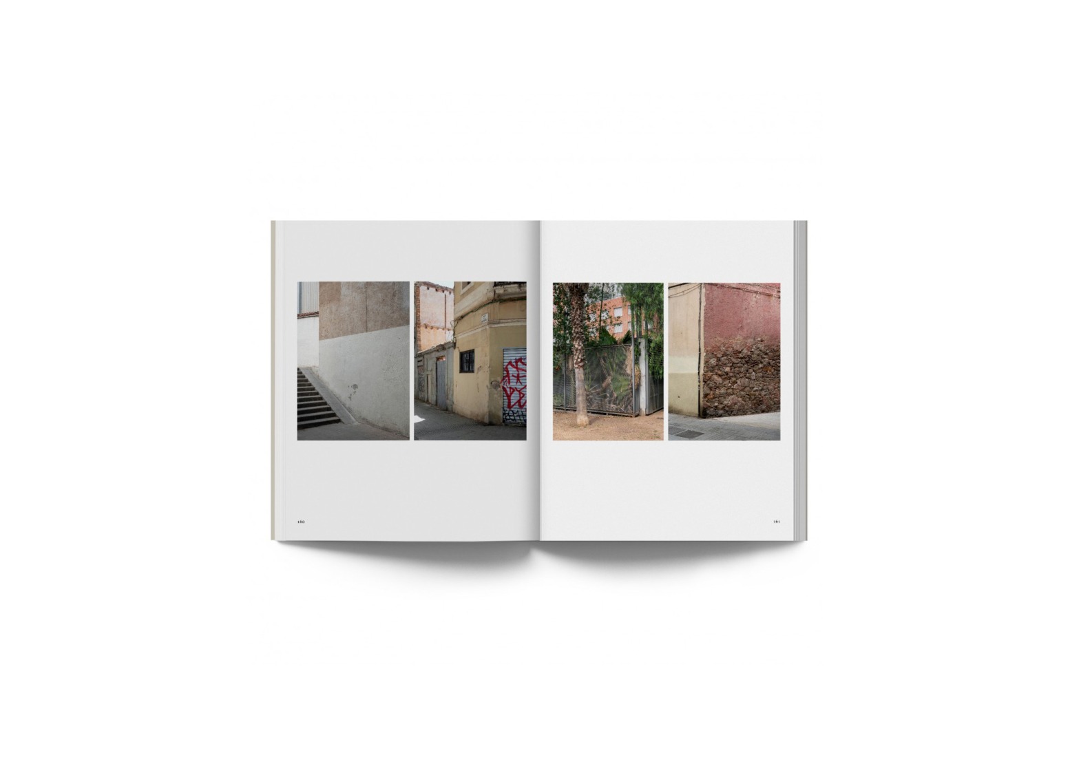 Book interior: "Jorge Yeregui. The Same Places." Published on the occasion of the exhibition of the same name at the ICO Museum, from June 3 to September 6, 2026. Editorial: La Fábrica Editorial