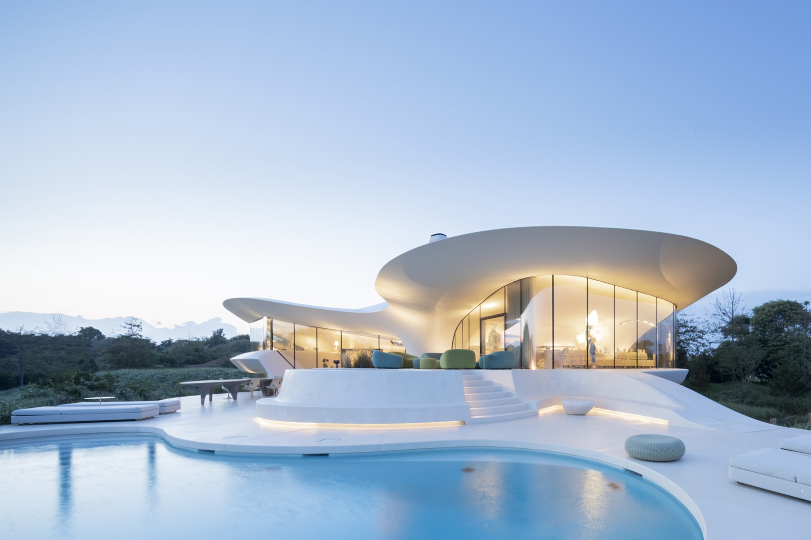 Blue Dream House by Diller Scofidio + Renfro. Photograph by Iwan Baan.