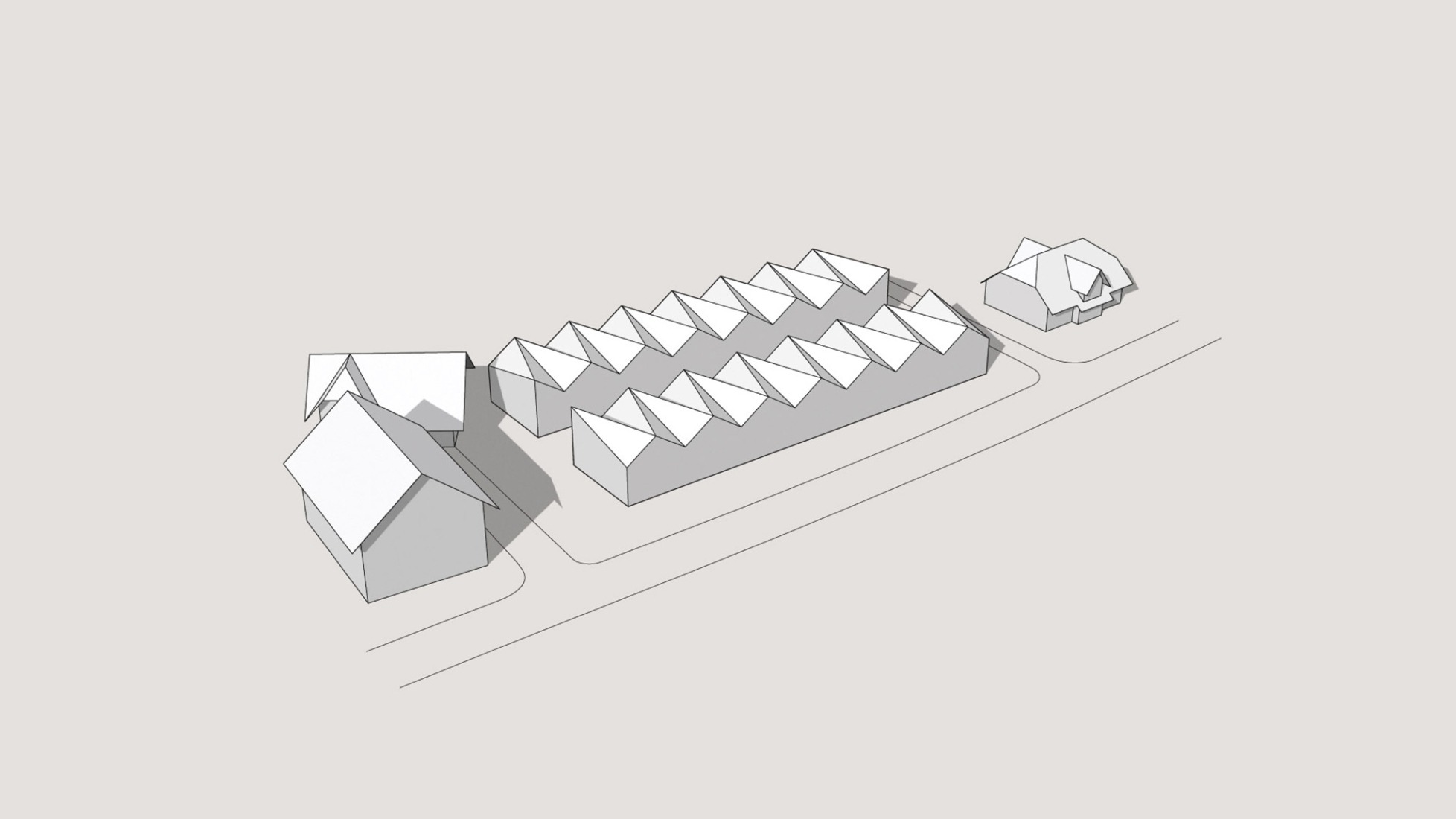 Axonometry. Jezero Residence by ENOTA.