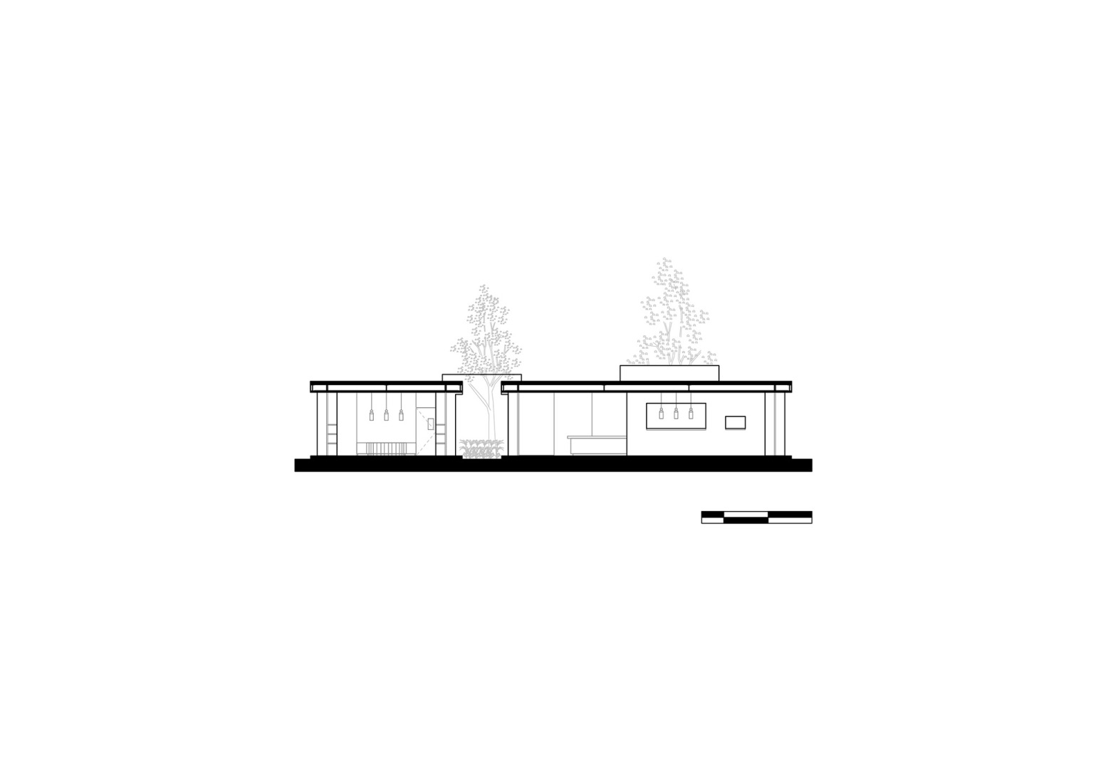 Cross section. "Cuattro Casa de Café" by Faci Leboreiro.