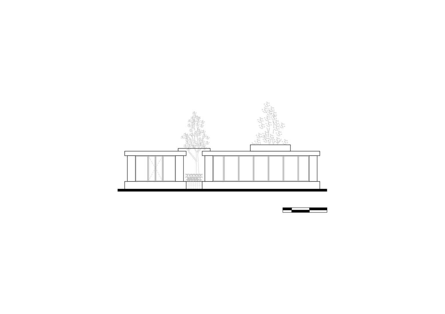 Alzado. "Cuattro Casa de Café" by Faci Leboreiro.