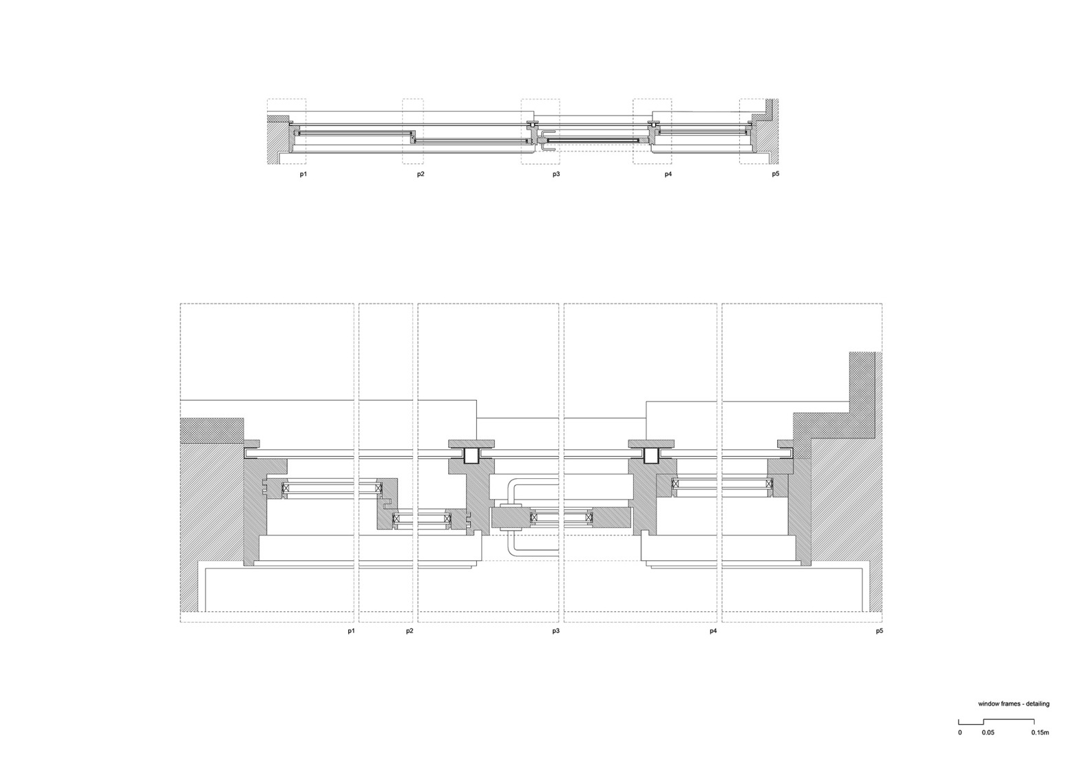 Construction details. House in "O Lar Familiar" by José Pedro Lima.