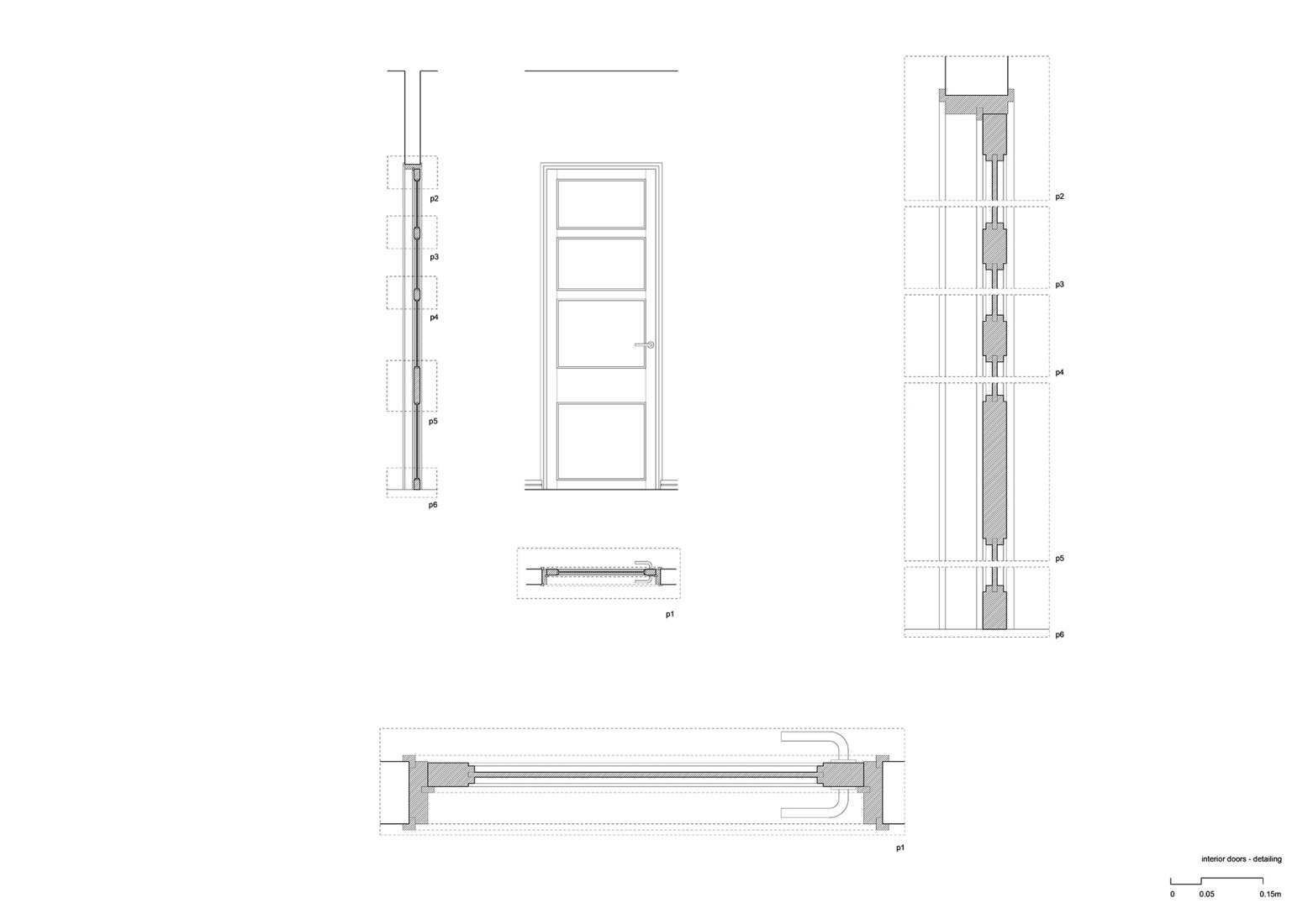 Construction details. House in "O Lar Familiar" by José Pedro Lima.