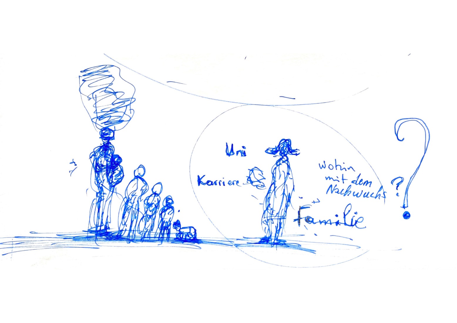 Sketch. "Kinderoase an der TUM" by Kéré Architecture.