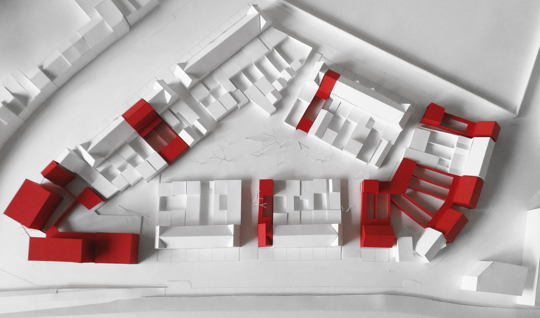 Model. "YIMBY" by MAKER architecten.