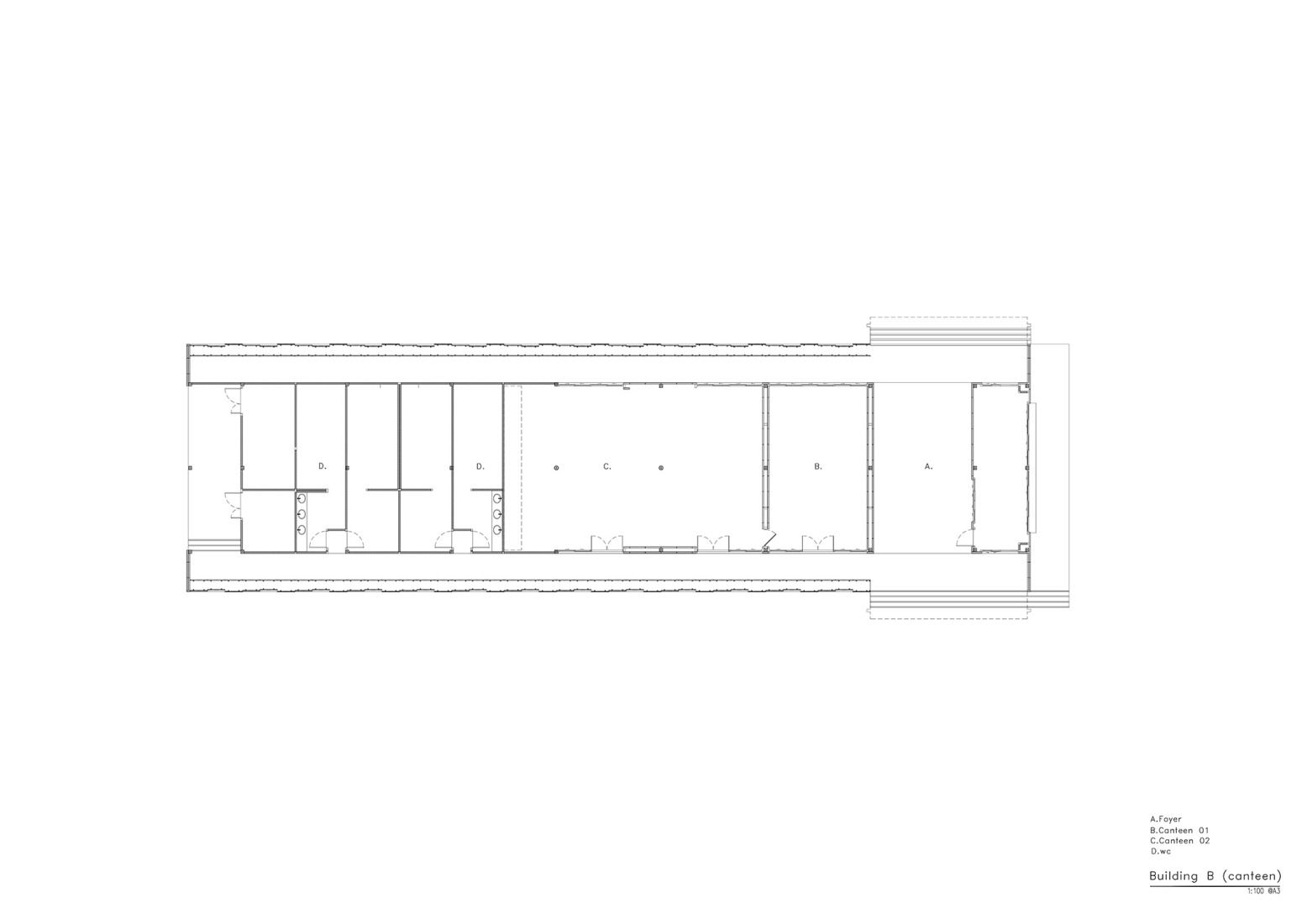 Plano de planta baja Edificio A. Instalaciones Industriales LPP por PHTAA.