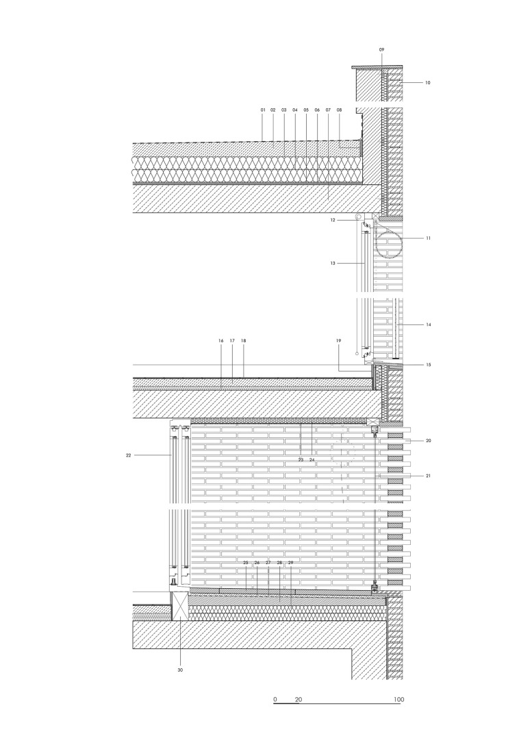 Constructive detail. "Air Passage" by Peris + Toral Arquitectes.