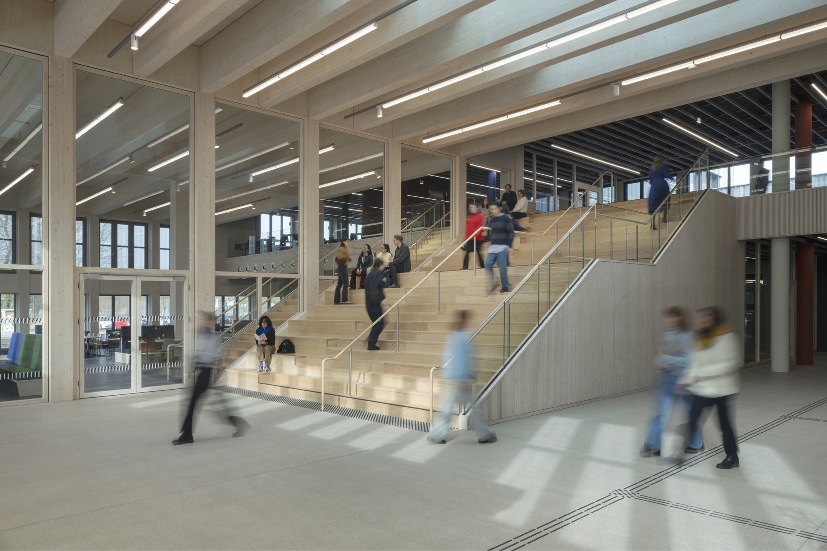 Federal University of Public Administration by Sauerbruch Hutton. Photograph by Jan Bitter.