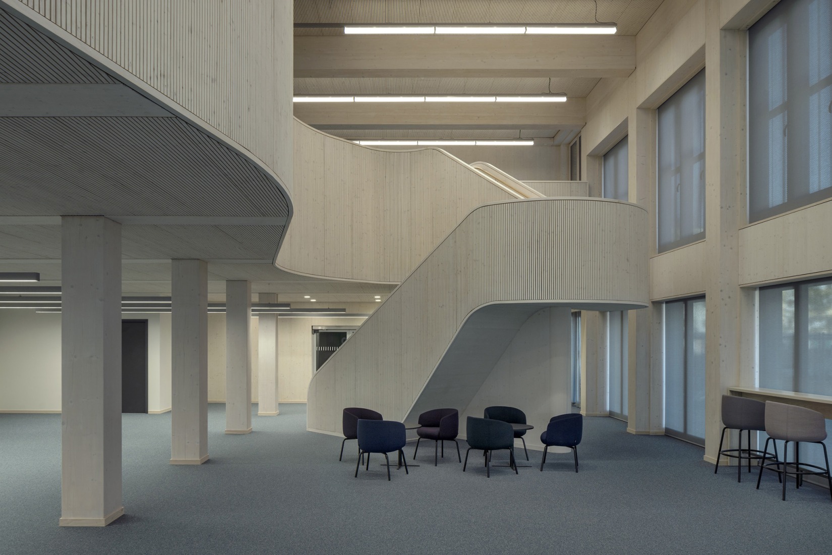 Federal University of Public Administration by Sauerbruch Hutton. Photograph by Jan Bitter.