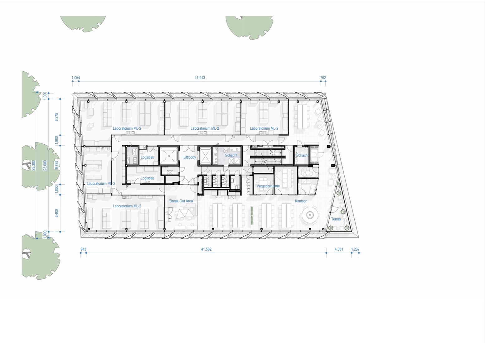 Second floor plan. One Helix by UNS.