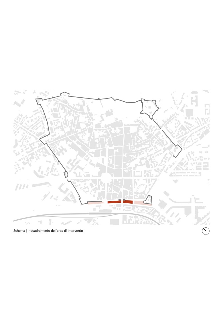 Site plan. Giardini del Porcinai by abp architetti.