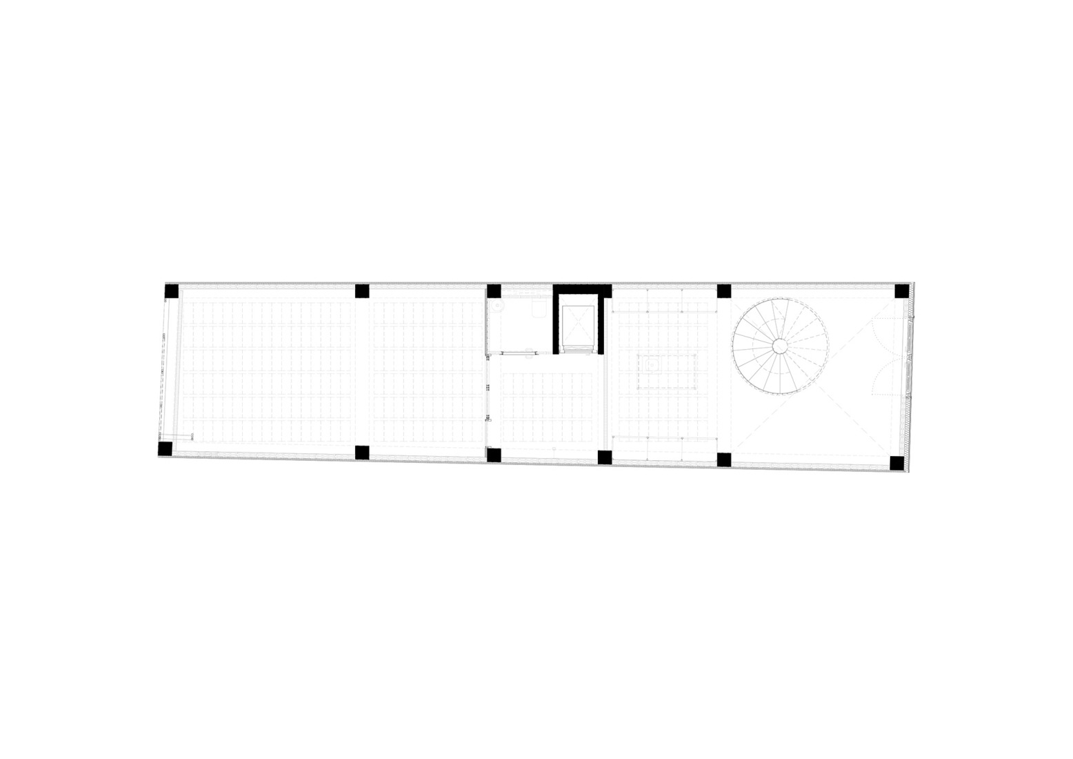 Ground floor plan. PR21 House by Alventosa Morell + Pàmies Arquitectura.