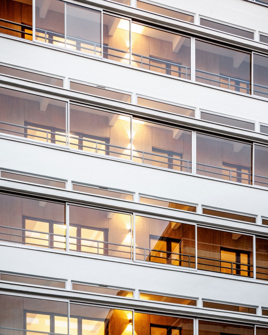 Garage Building into 63 Apartment Building by Atelier Tequi Architects. Photograph by 11h45 - Florent Michel.