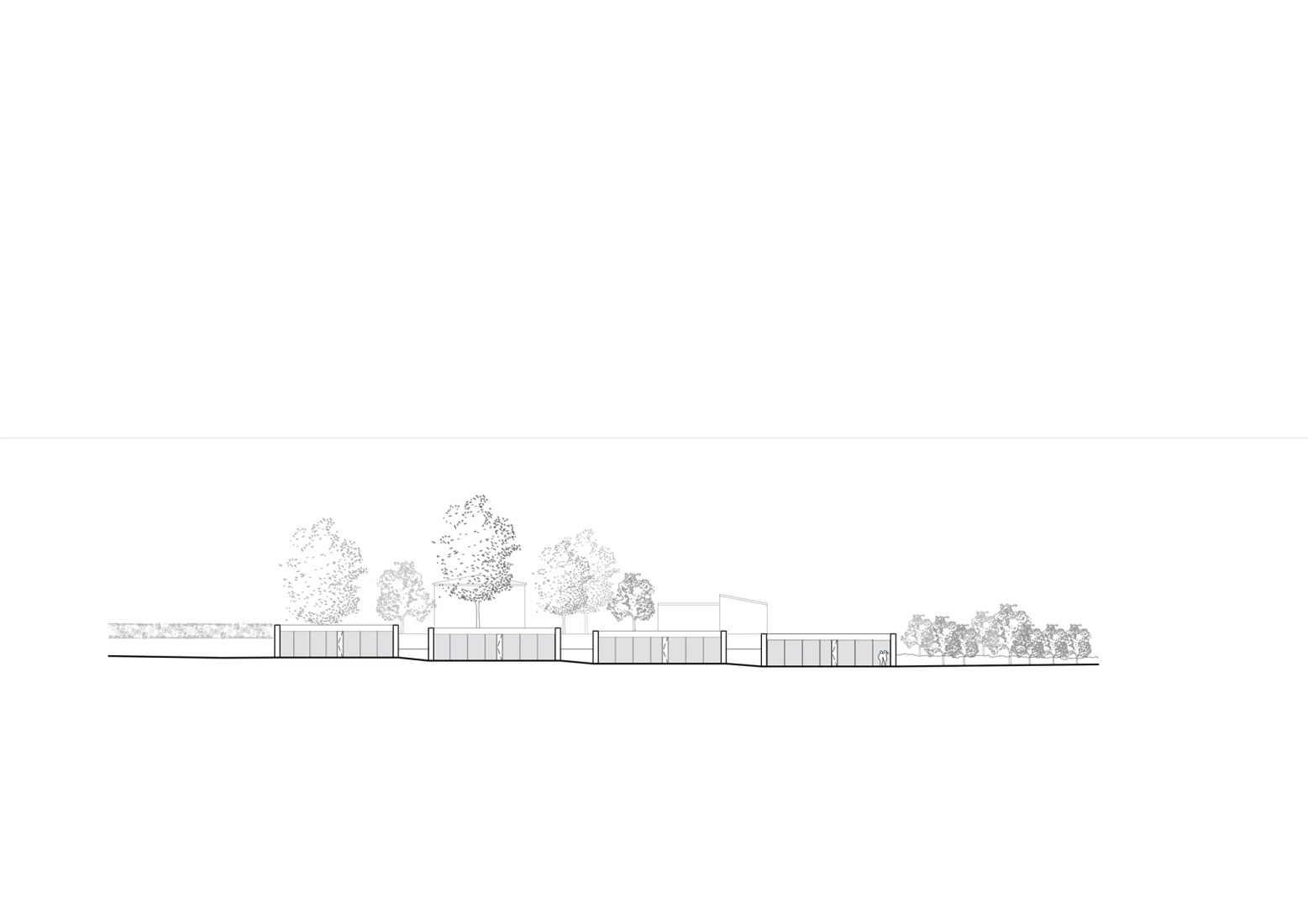 Elevation. Bel Air estate by Atelier Stéphane Fernandez.