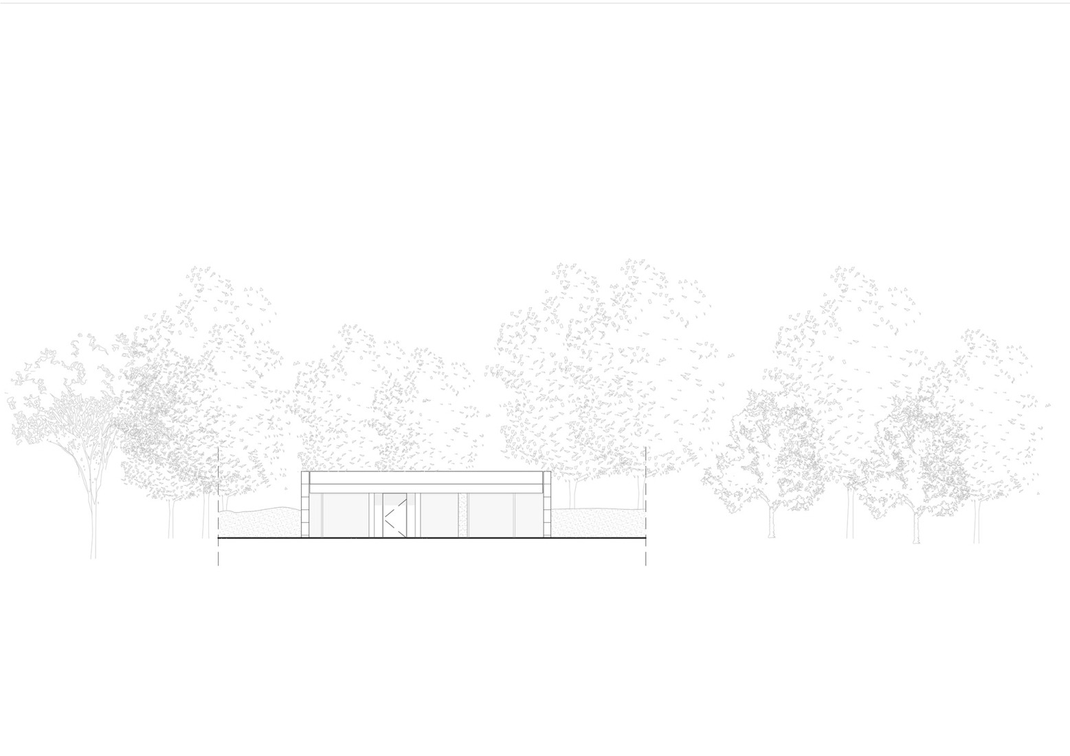 Elevation. Bel Air estate by Atelier Stéphane Fernandez.