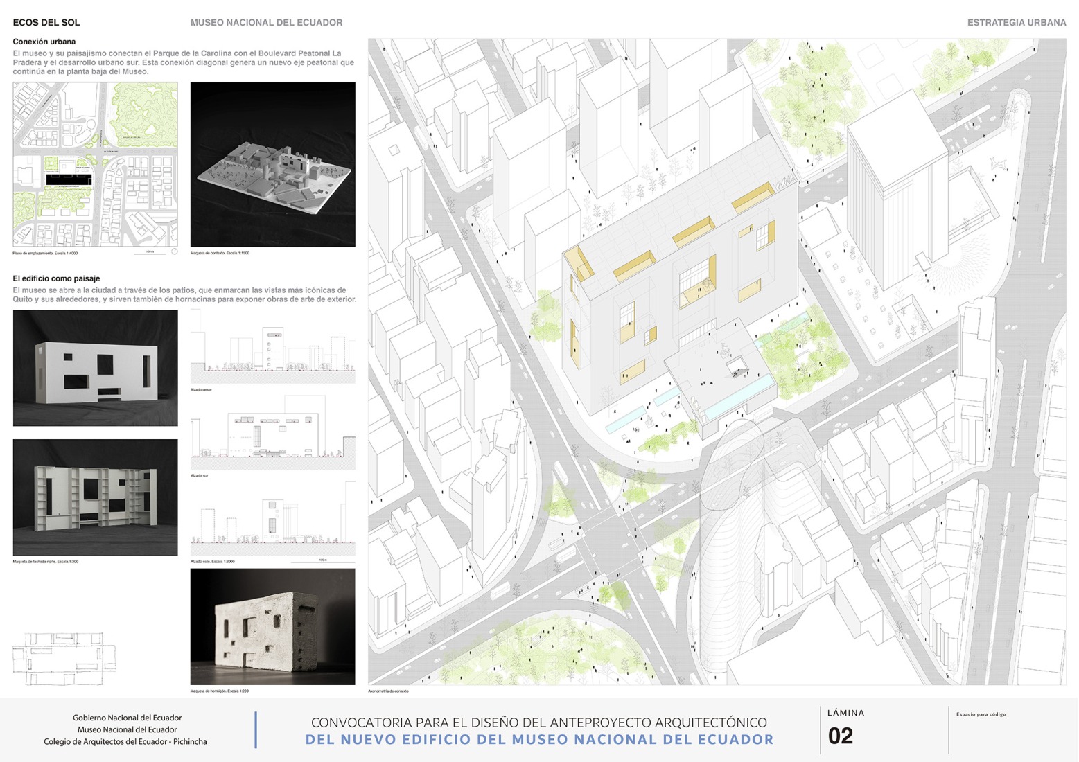 Board. "Echoes of the Sun" by Estudio de Arquitectura Campo Baeza + Maoda. Courtesy by Estudio Campo Baeza.