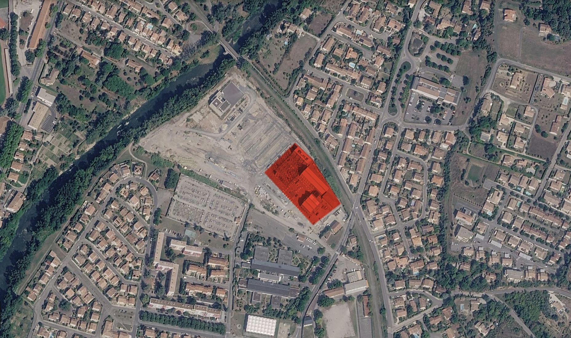 Plano de situación. Centro Cultural «La Tuilerie» por Ferrier Marchetti Studio.