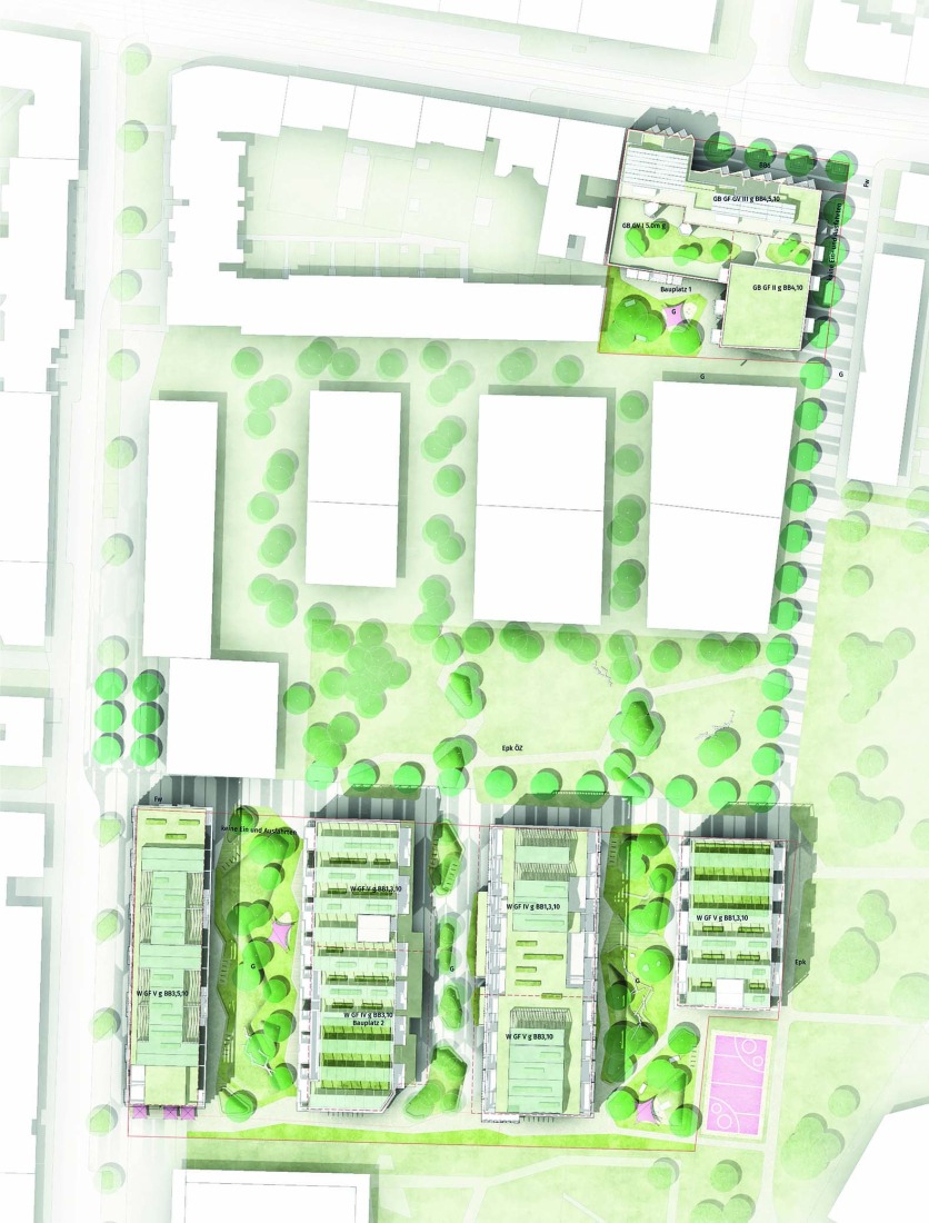 Plano de situación. «ATT - Red Emma» por Gerner Gerner Plus + AllesWirdGut.