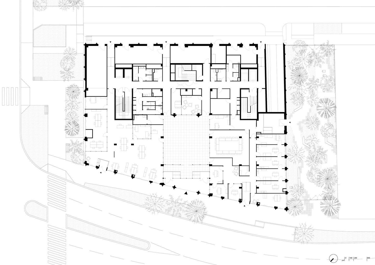 Ground floor plan. Photograph by Agnès Clotis.