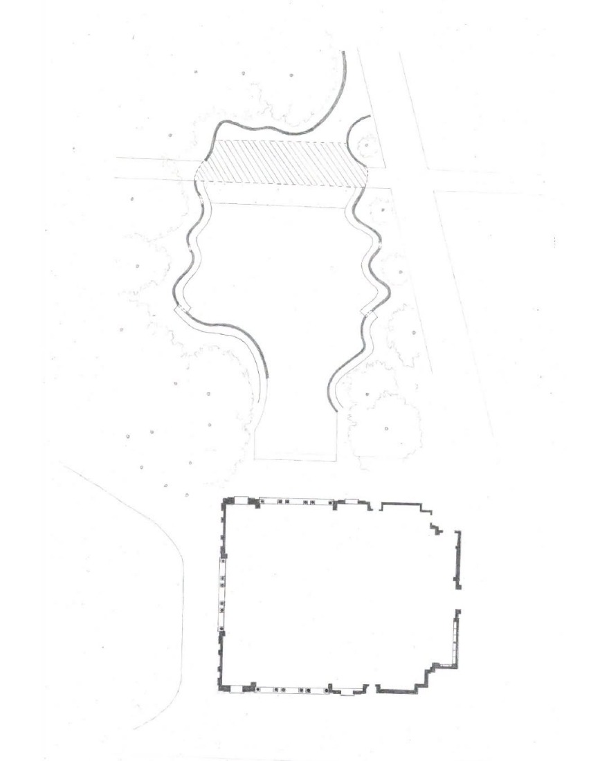 Sketch. Serpentine Pavilion 2026: A serpentine, designed by Isabel Abascal and Alessandro Arienzo, LANZA atelier. Courtesy Serpentine. 