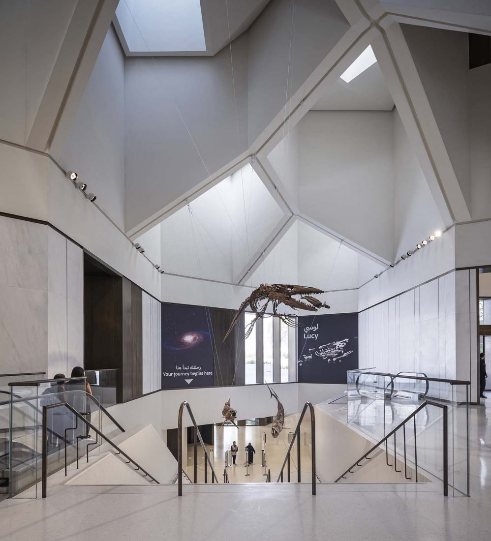 Museo de Historia Natural de Abu Dabi por Mecanoo. Fotografía por Ossip Architectuurfotografie.