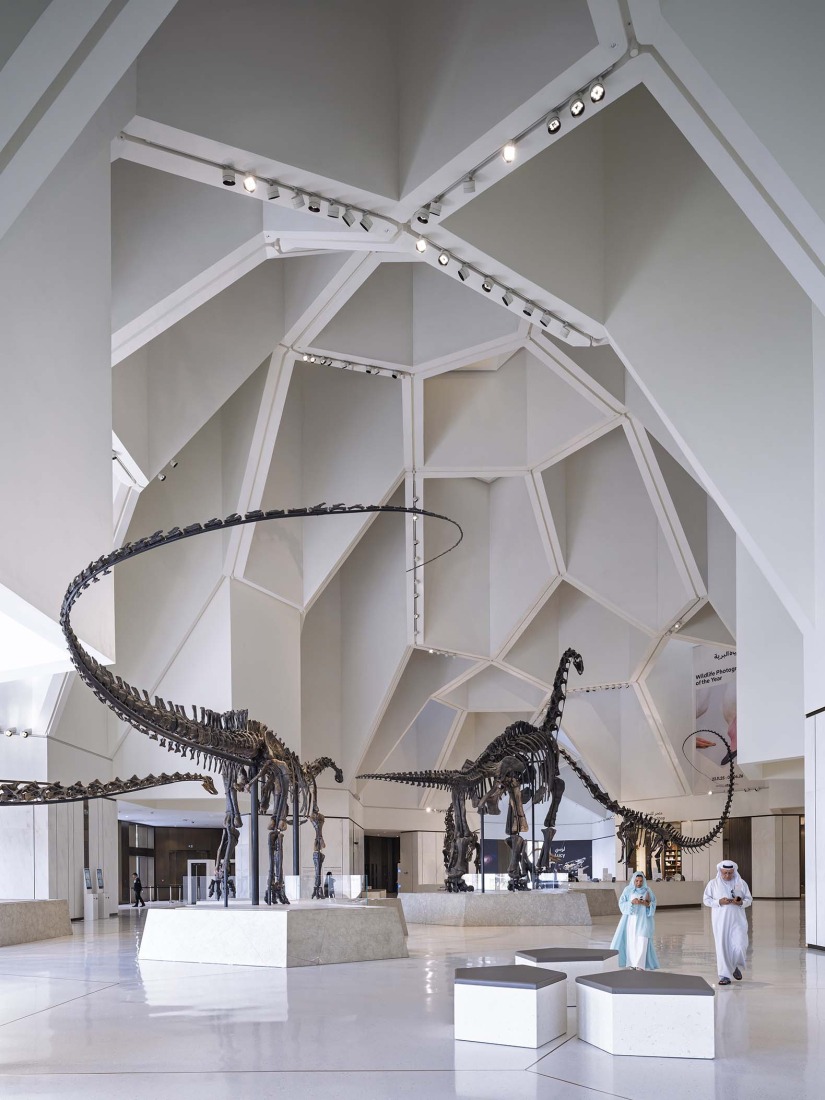 Museo de Historia Natural de Abu Dabi por Mecanoo. Fotografía por Ossip Architectuurfotografie.