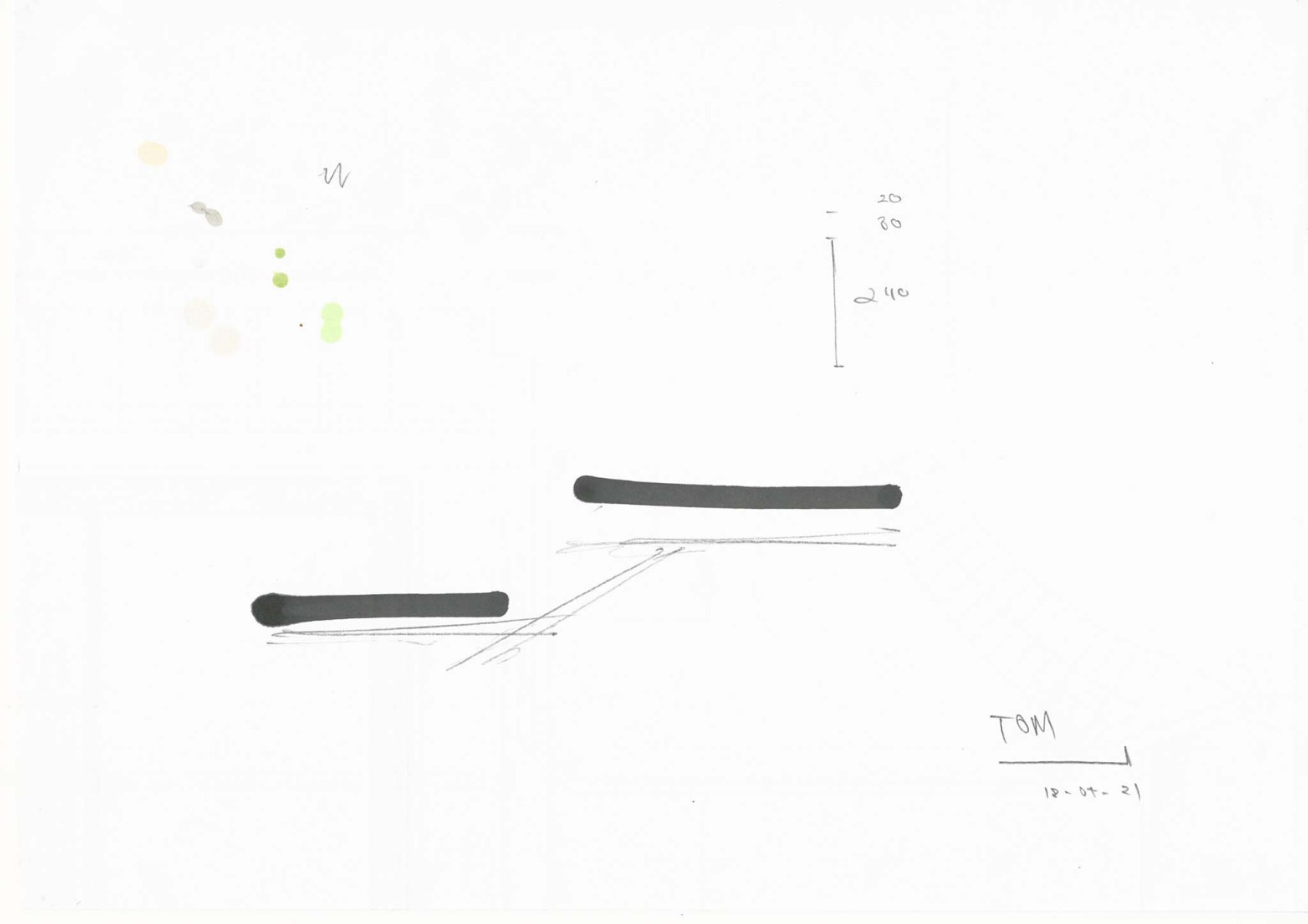 Boceto. Casa Conte por Messner Architects.