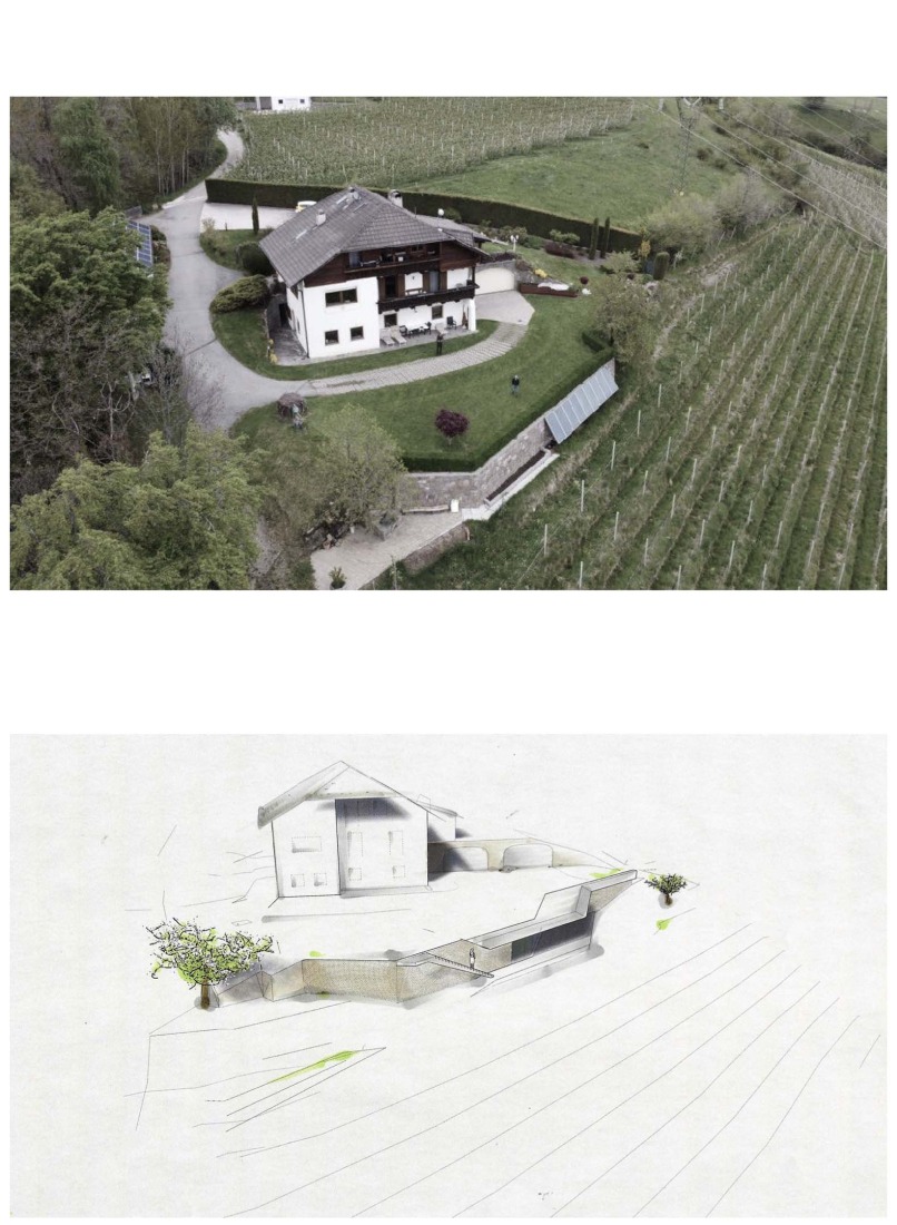 Boceto. Casa Conte por Messner Architects.