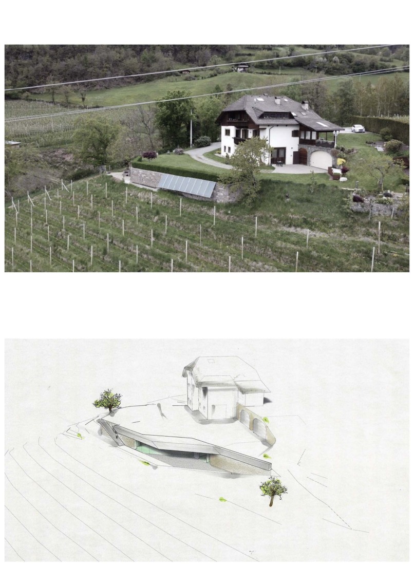 Boceto. Casa Conte por Messner Architects.