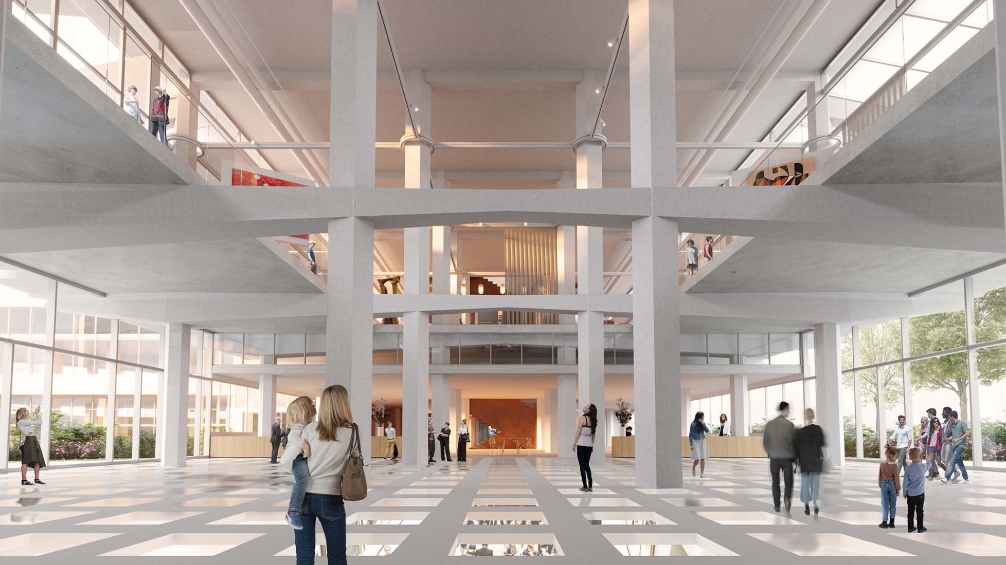 GAM Torino by MVRDV. Rendering courtesy of MVRDV.
