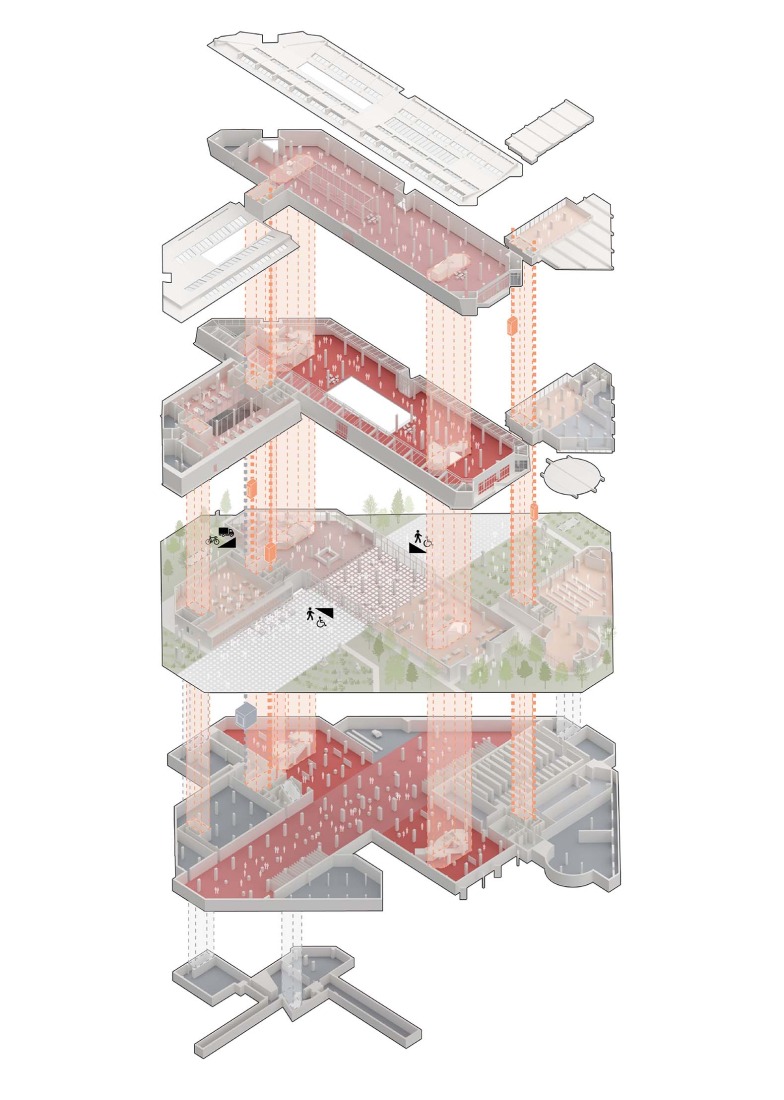 Diagram. GAM Torino by MVRDV.