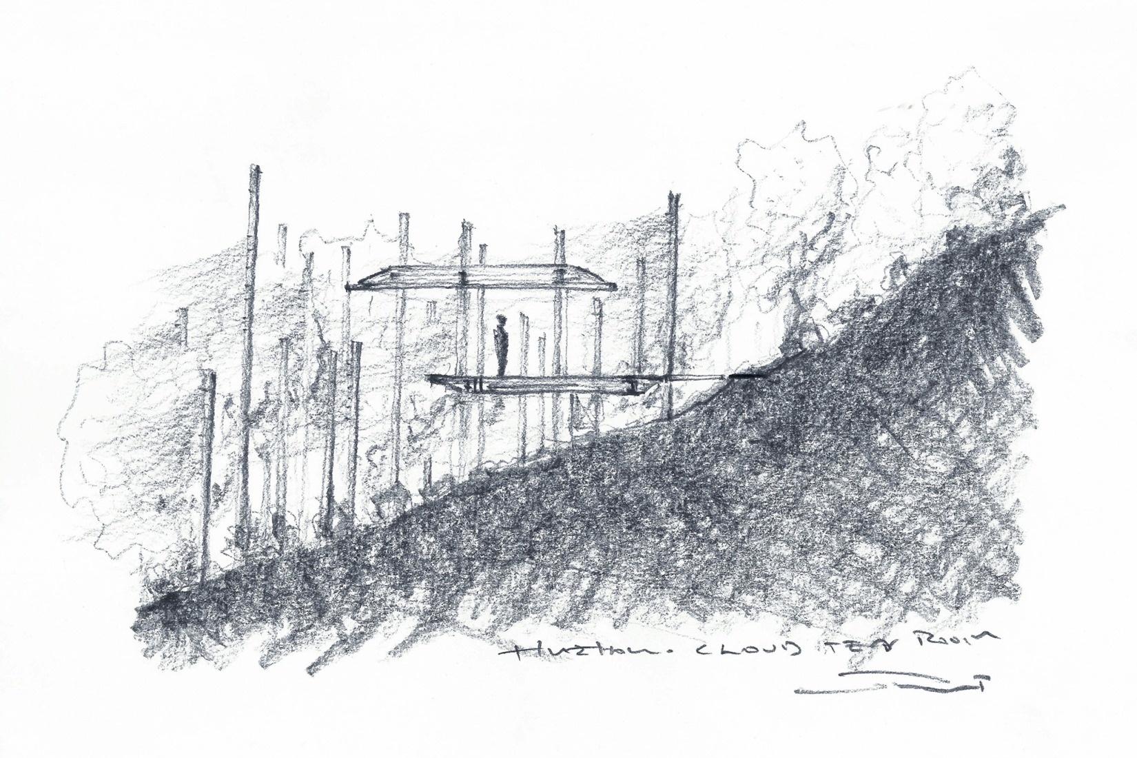 Sketch, JUNG Donghyun. "Cloud Tea Room" by PLAT ASIA.