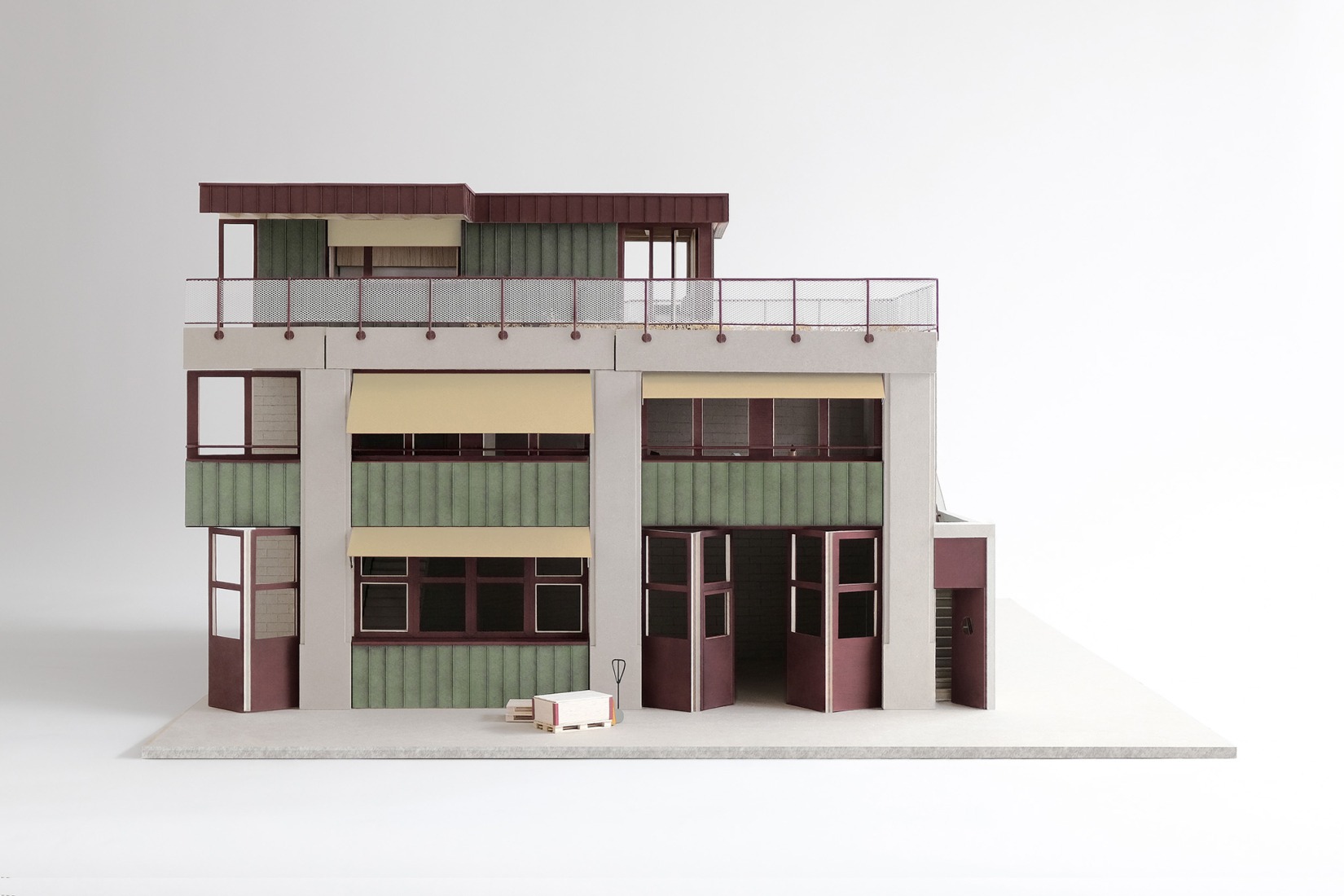 Maqueta. Edificio de uso mixto en Forel por Samir Alaoui Architects Sàrl. Fotografía por Samir Alaoui.