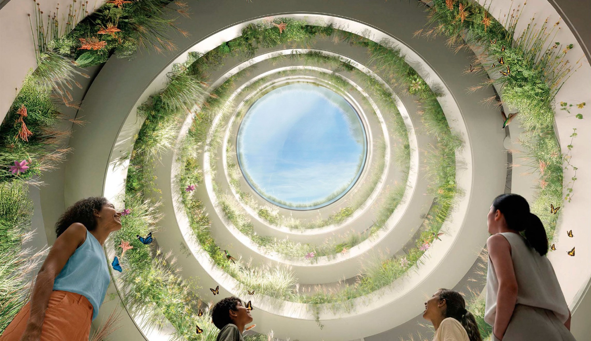 Propuesta ganadora en la fase final del concurso para proyectar el nuevo Museo Nacional del Ecuador. «Estratos Vivos», de SANAA junto con A0, CPA y JHS.