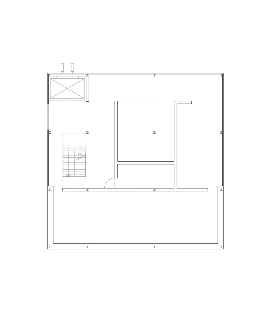 Second floor plan. Showdepot DE.GROEN by Space Encounters.