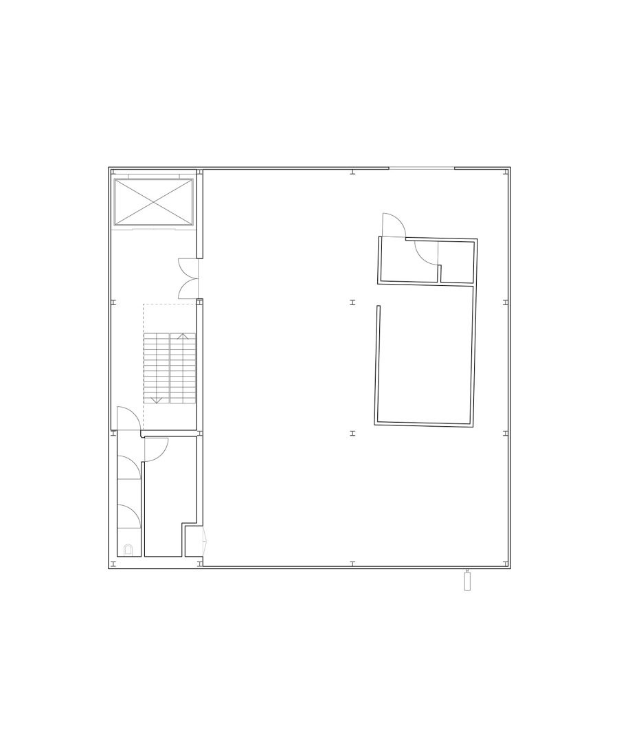 Third floor plan. Showdepot DE.GROEN by Space Encounters.