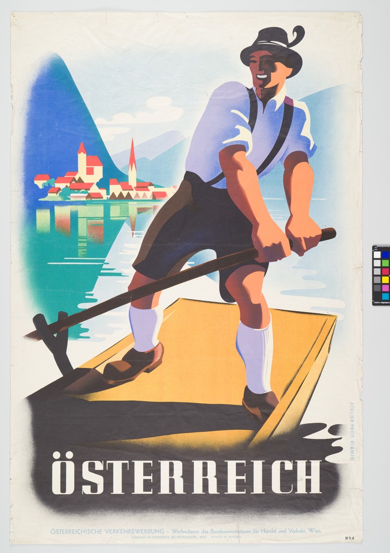 Paul Kirnig, Austria, cartel, 1936, impresión offset, KUA/UAK 17.283/2/Pl.