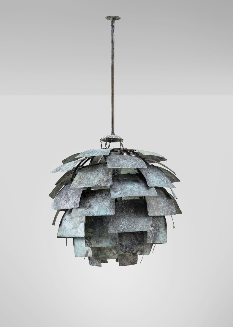 Lunuganga Copper Pendant Lamp, copper, c. 1960. Photograph by Andreas Sütterlin, 2026. Corutesy by Geoffrey Bawa and Lunuganga Trusts, all rights reserved / Vitra Design Museum.